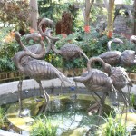 Flamingo fountains, private house London